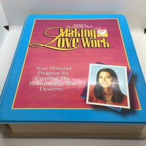 NOS Vtg Making Love Work Relationship Program Set VHS & Cassettes DeAngelis Bonu